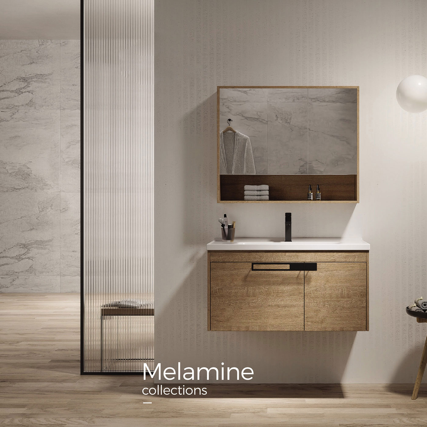 Melamine abinet